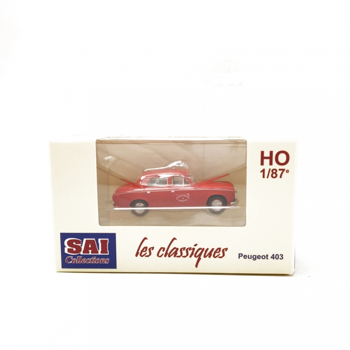 Peugeot 403 Pompiers de Seine et Oise 1959-HO 1/87-SAI 6224