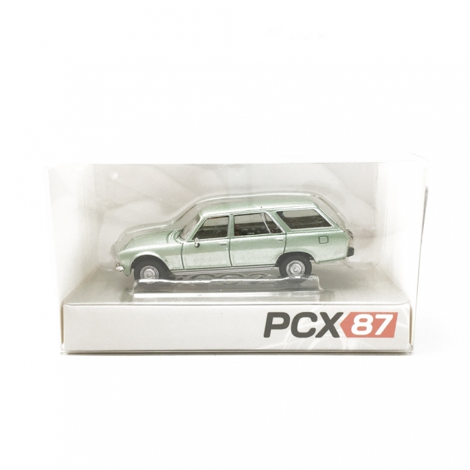 Peugeot 504 Break Vert Métal-HO 1/87-PCX87 0025