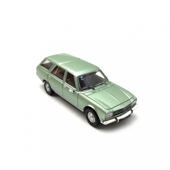 Peugeot 504 Break Vert Métal-HO 1/87-PCX87 0025