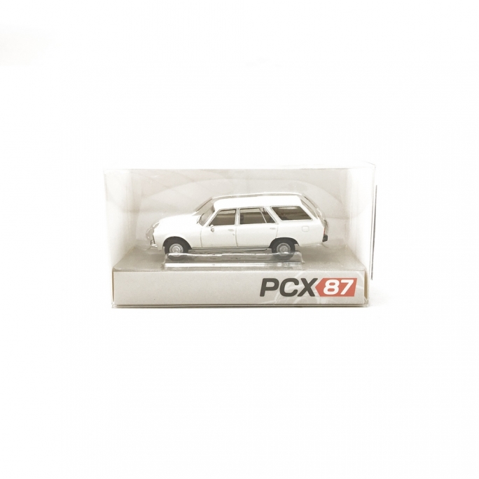 Peugeot 504 Break Blanche-HO 1/87-PCX87 0026