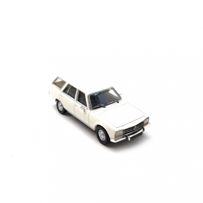 Peugeot 504 Break Blanche-HO 1/87-PCX87 0026