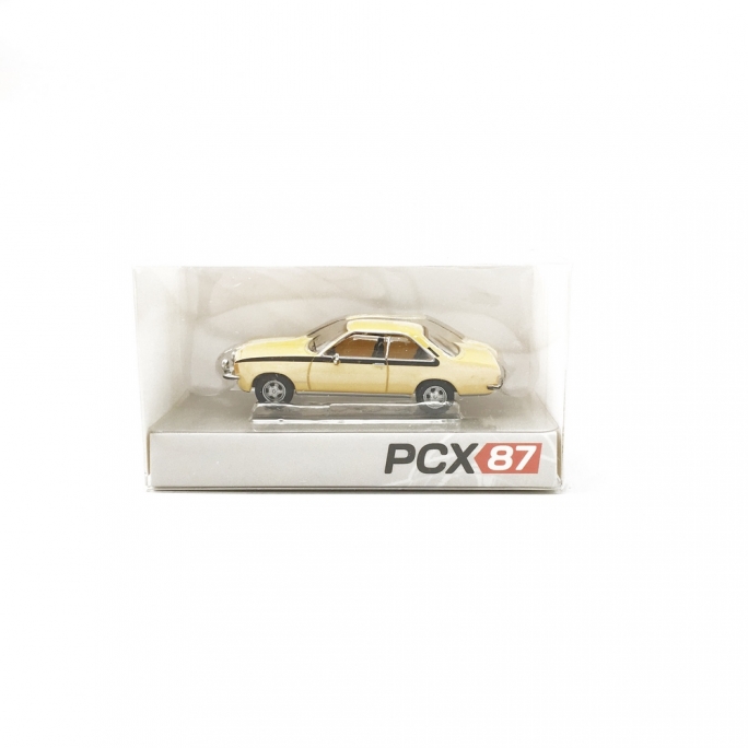 Opel Commodore B coupé Jaune / Noir-HO 1/87-PCX87 0037