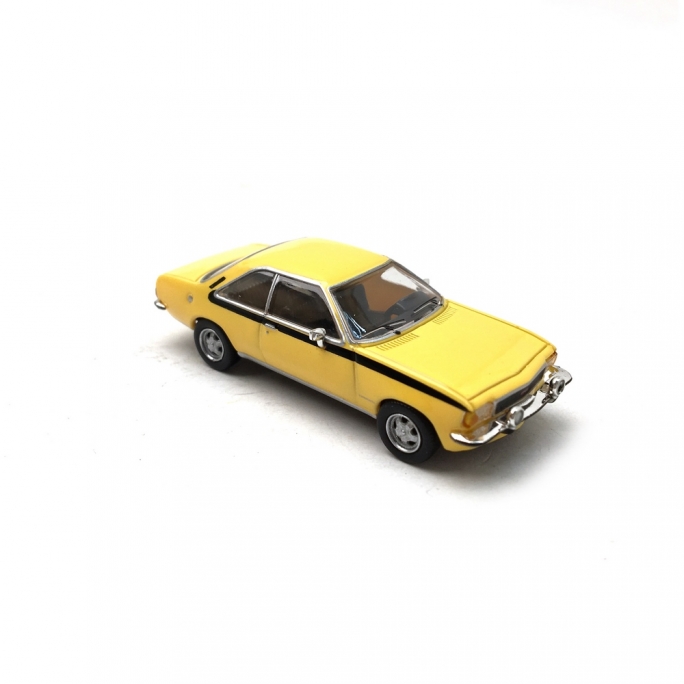 Opel Commodore B coupé Jaune / Noir-HO 1/87-PCX87 0037