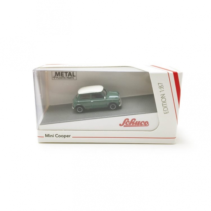 Mini Cooper Verte-HO 1/87-SCHUCO 452639200