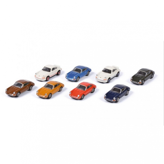 Coffret 8 Porsche 911-HO 1/87-SCHUCO 452650200