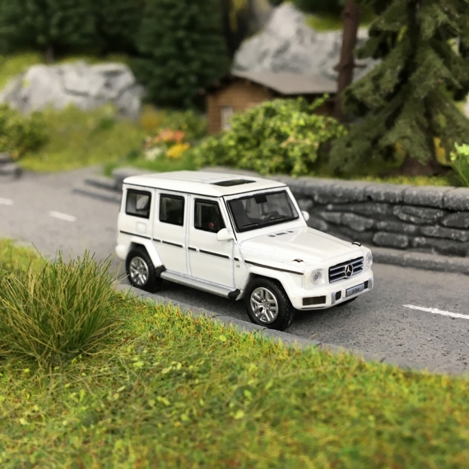 Mercedes Classe G Blanc-HO 1/87-SCHUCO 452639700