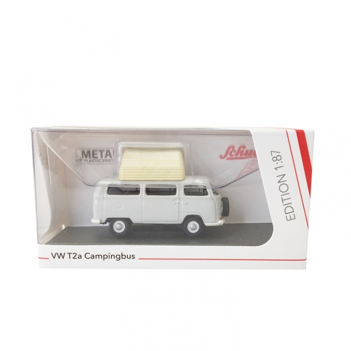 VW T2 Bay Window Camping-HO 1/87-SCHUCO 452640400