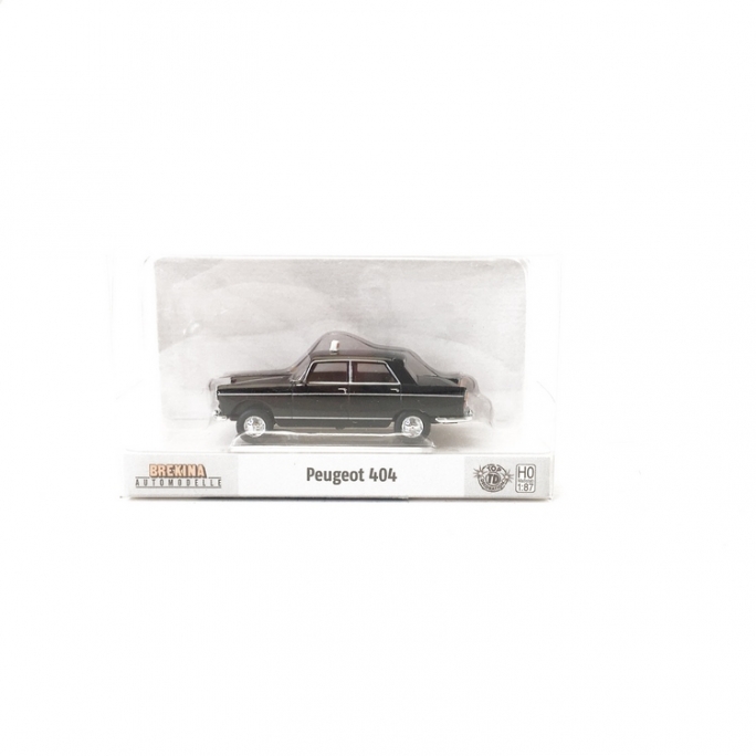 Peugeot 404 Taxi Noir-HO-1/87-BREKINA 2331