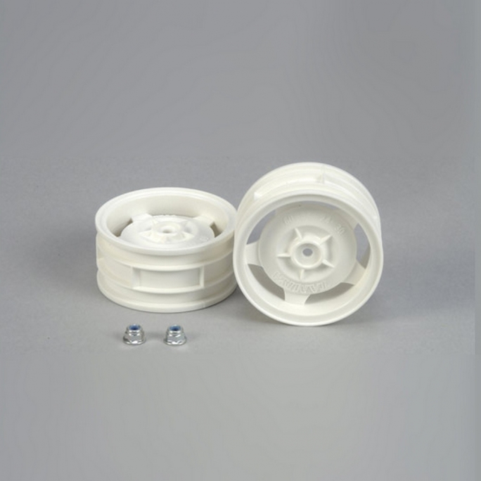 2 Jantes Av Blanches TT02B - 1/10 - TAMIYA 53089