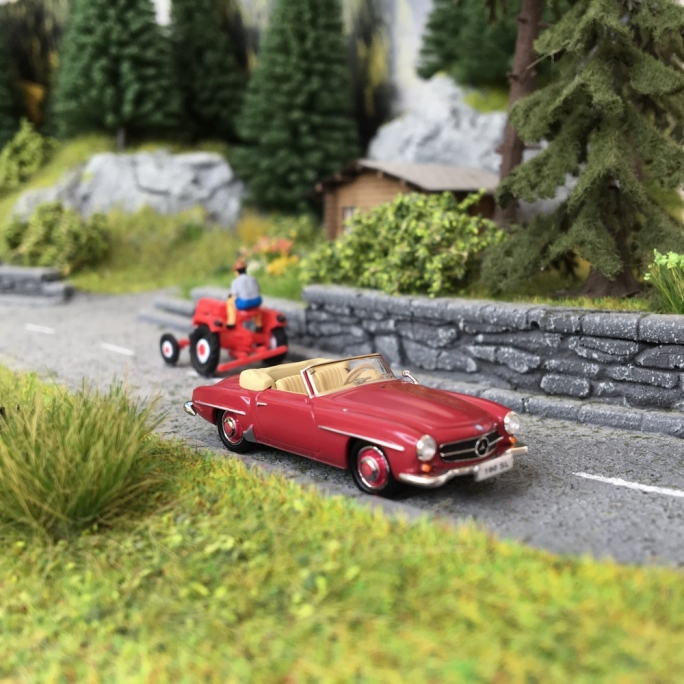 Mercedes 190 SL Bordeaux-HO 1/87-RICKO 38093