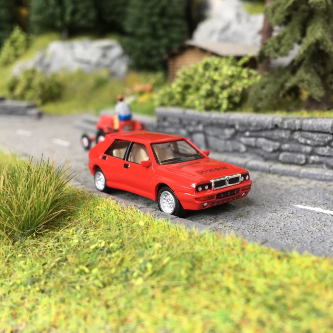 Lancia Delta Intégrale Evo 2 Rouge-HO 1/87-RICKO 38313