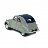 Citroën 2 CV AZLP 1958 grise, capote bleu foncé ouverte -HO 1/87-SAI 6011