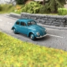 Volkswagen Coccinelle Ovale 1955 Bleue-HO 1/87-BUSCH 52950