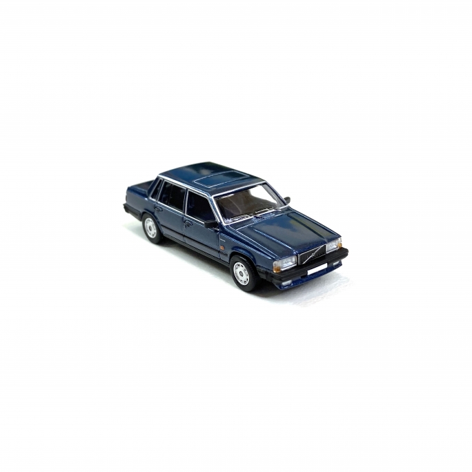 Volvo 740 Bleu Foncé Métal-HO 1/87-PCX870109