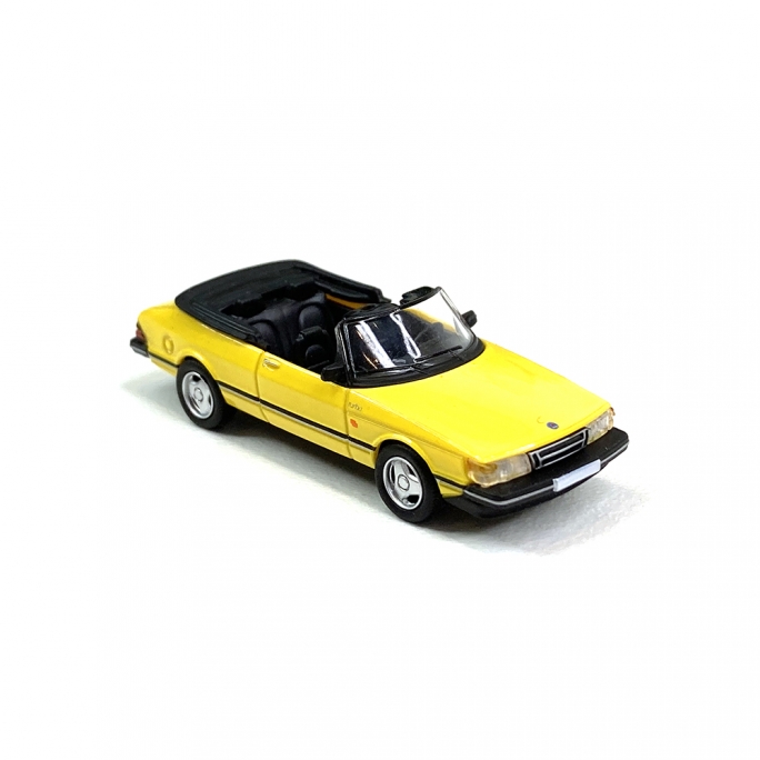 Saab 900 cabriolet Jaune -HO 1/87-PCX870125