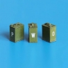 9 Jerrycans Anglais Seconde Guerre Mondiale - 1/35 - PLUSMODEL EL016