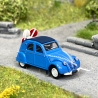 Citroën 2 CV AZLP 1958 voiture des mariés -HO 1/87-SAI 6026