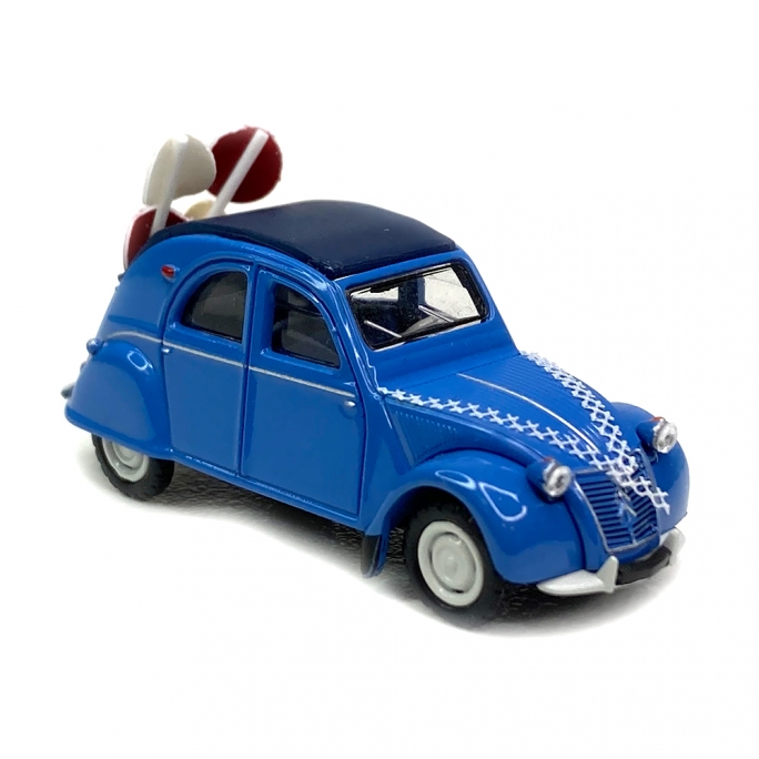 Citroën 2 CV AZLP 1958 voiture des mariés -HO 1/87-SAI 6026