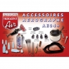 Coffret accessoires aérographe, nettoyage + UC01 - PRINCE AUGUST AE04+