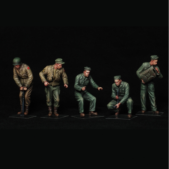 Figurines de conducteurs de l'Armée Américaine - MINIART 35180 - 1/35