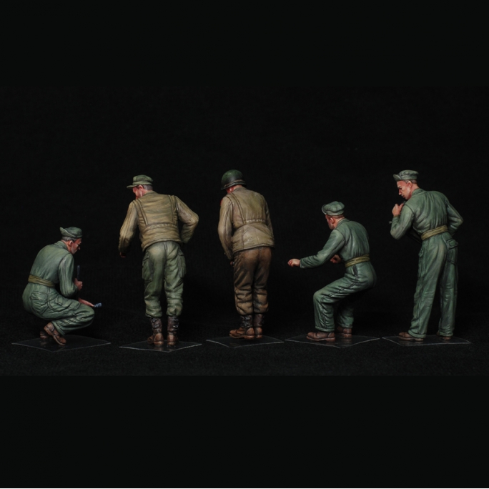 Figurines de conducteurs de l'Armée Américaine - MINIART 35180 - 1/35