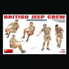 Figurines équipage de JEEP (Britannique) - MINIART 35058 - 1/35