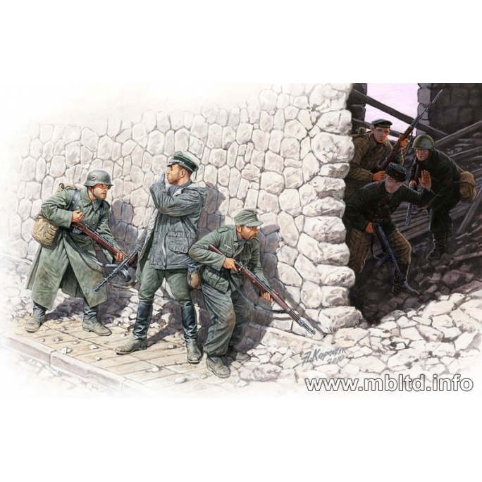 Infanterie Allemande Platoon 1942 / 44 - ZVEZDA 8078 - 1/72
