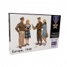 Figurines en Europe (x4), 1945 - MASTER BOX 3514 - 1/35