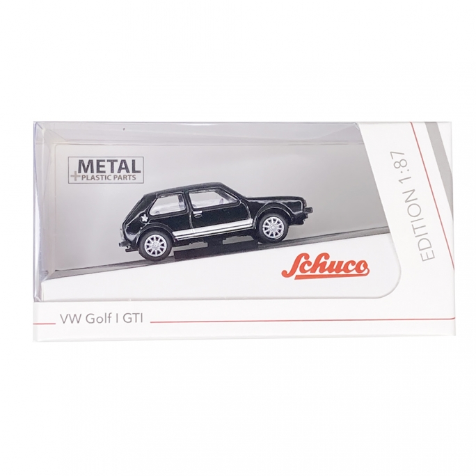 Volkswagen Golf GTI 1 Noire - SCHUCO 452651200 - HO 1/87