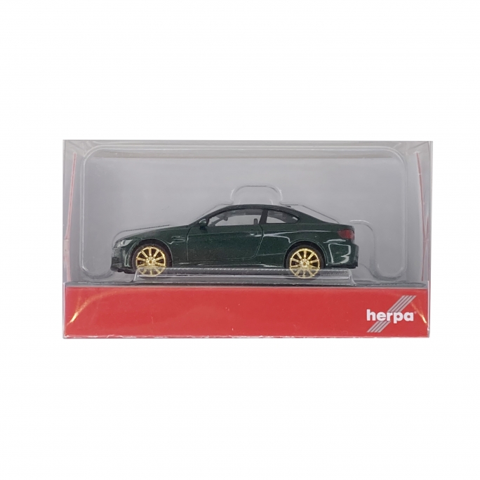 BMW M3 Coupé, Verte / Or - HERPA 33862002 - HO 1/87