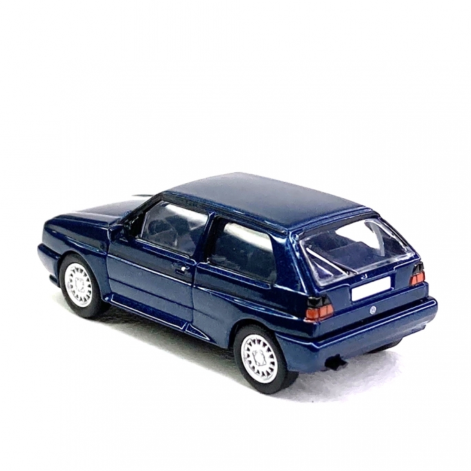 VW Golf Rallye, Bleu Foncé Métal - HO 1/87 - PCX870085