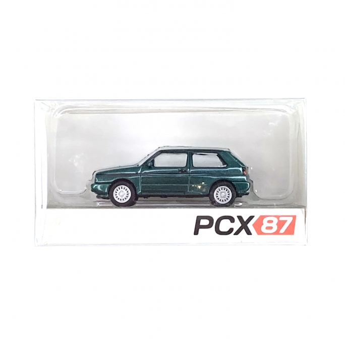 VW Golf Rallye, Vert Foncé Métal - PCX870084 - HO 1/87