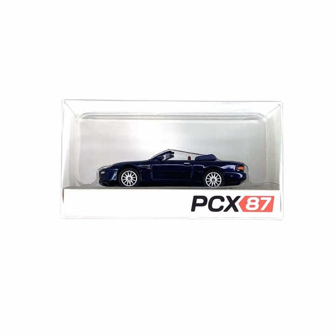 Aston Martin DB7 Cabriolet Bleu foncé métal - PCX870147 - HO 1/87