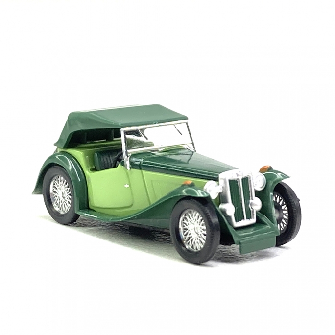 MG Midget TC Cabriolet Verte - BUSCH 45917 - HO 1/87