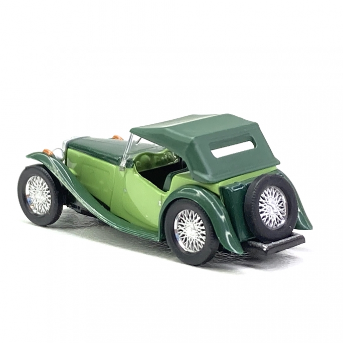 MG Midget TC Cabriolet Verte - BUSCH 45917 - HO 1/87