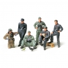 6 figurines tankiste Allemand 1942 - 1/12 - TAMIYA 35201