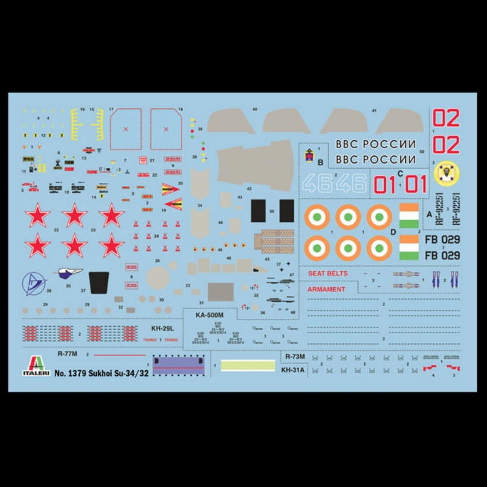 Avion Sukhoi Su-34 / Su-32 FN - 1/72 - ITALERI 1379