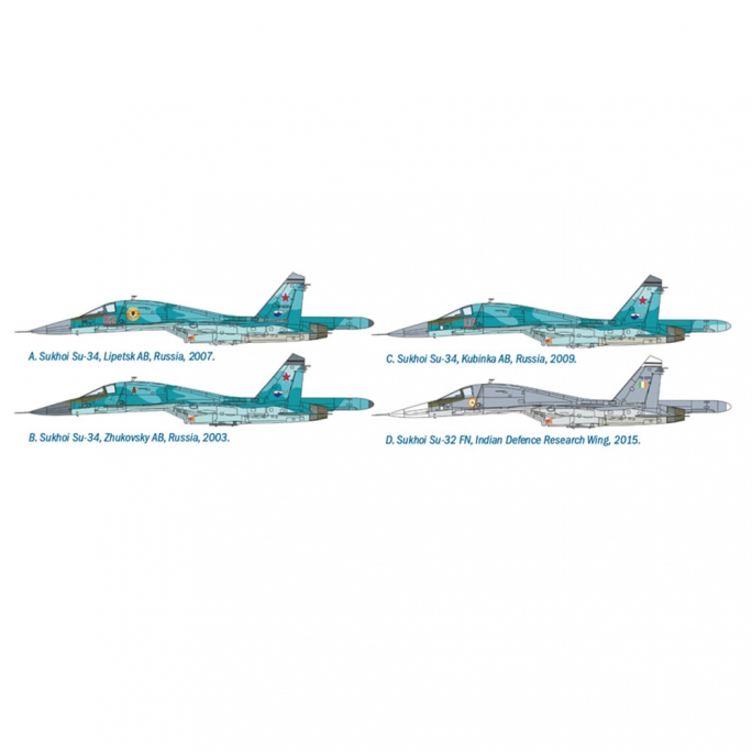 Avion Sukhoi Su-34 / Su-32 FN - 1/72 - ITALERI 1379