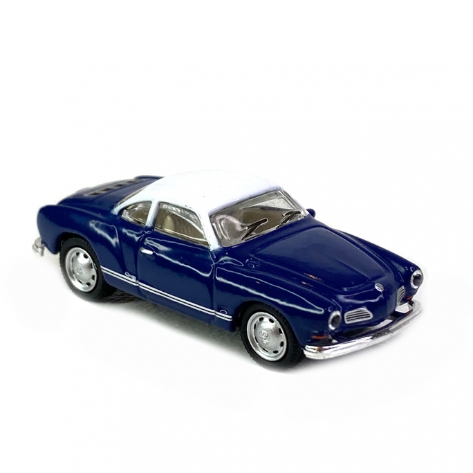 Volskwagen Karmann Ghia bleu  - SCHUCO 452665911 - HO 1/87