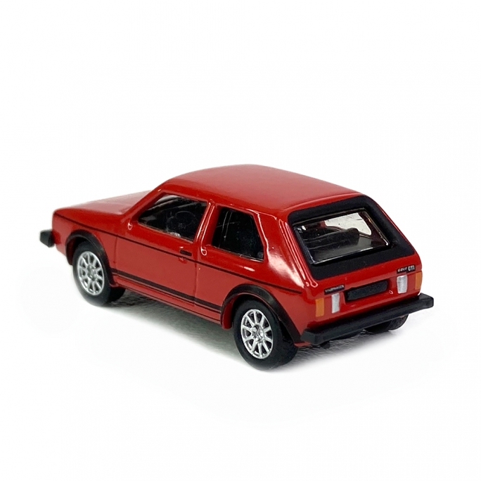 Volkswagen Golf I GTI rouge  - SCHUCO 452665907 - HO 1/87