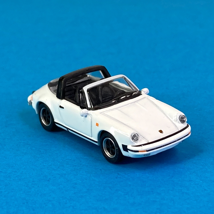 Porsche 911 Carrera 3.2l Targa blanche  - SCHUCO 452665905 - HO 1/87