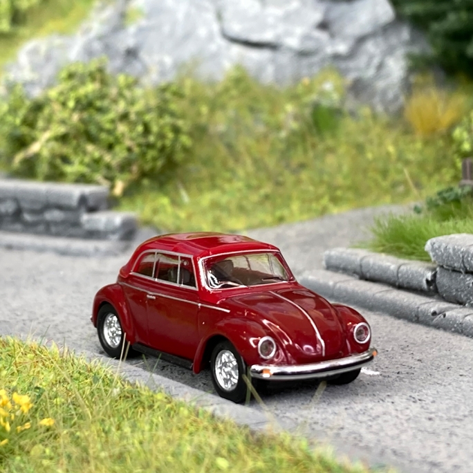 Volkswagen Käfer Cabriolet Bordeaux  - SCHUCO 452665908 - HO 1/87