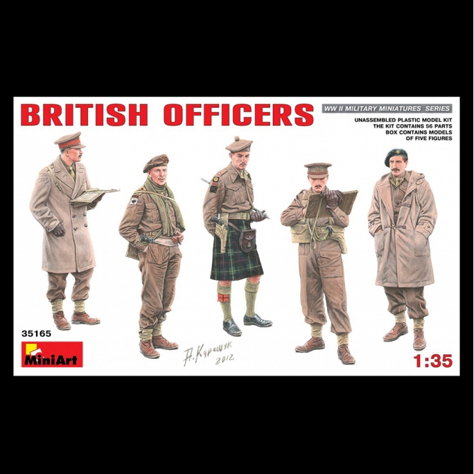 Officiers Britanniques - MINIART 35165 - 1/35