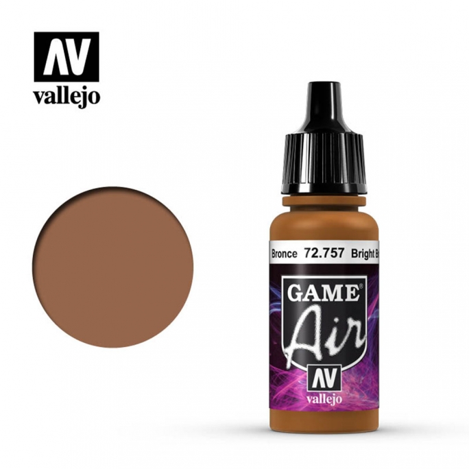 Peinture "Games'Air", Bronze Clair 17 ml - VALLEJO 72757 PGA757