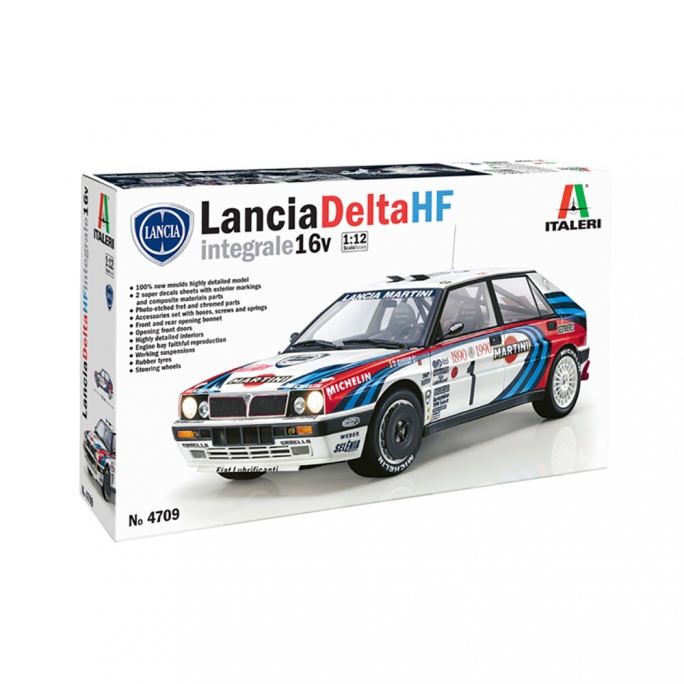 Lancia Delta HF intégrale 16v - ITALERI 4709 - 1/12