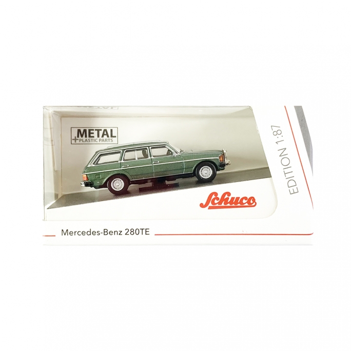 Mercedes Break 280TE Verte - SCHUCO 452662700 - HO 1/87