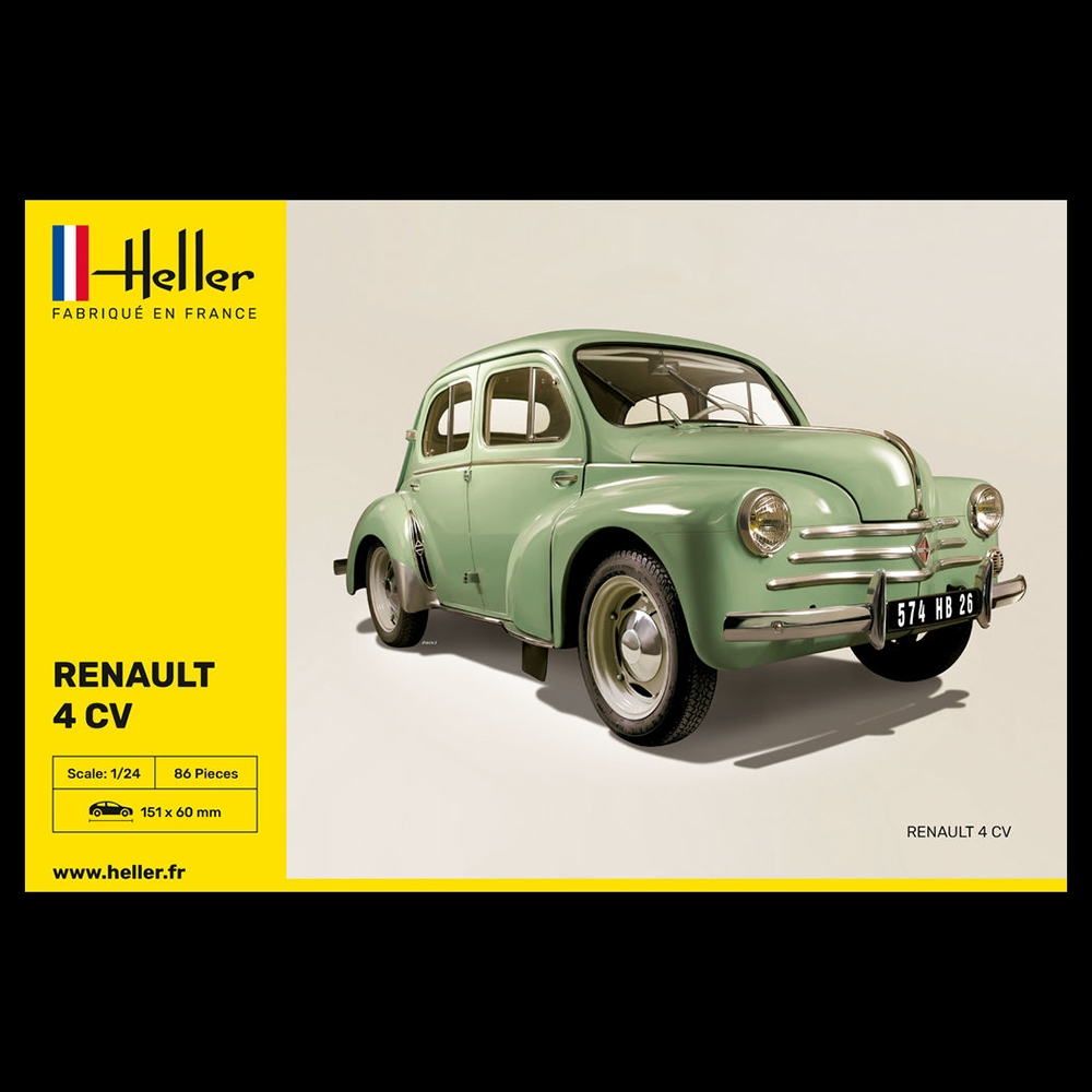 Maquette plastique Renault 4 CV Heller 80762