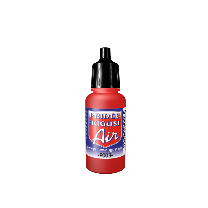 Peinture Rouge 17 ml - PRINCE AUGUST P003