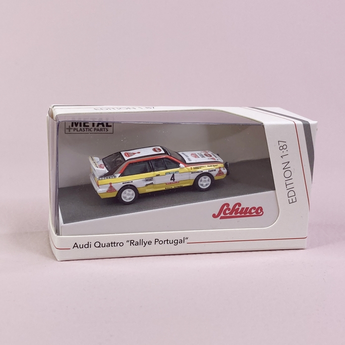 Audi Quattro, Rallye du Portugal - SCHUCO 452661300 - HO 1/87