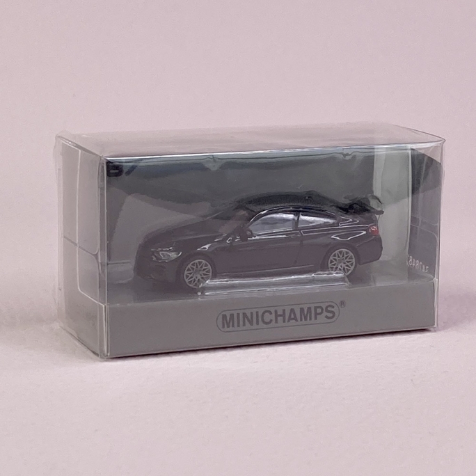 BMW M4 GTS 2016 Noire Métal - MINICHAMPS 870 027106 - HO 1/87